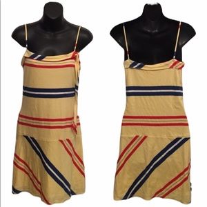 Free People Yellow Striped Dress